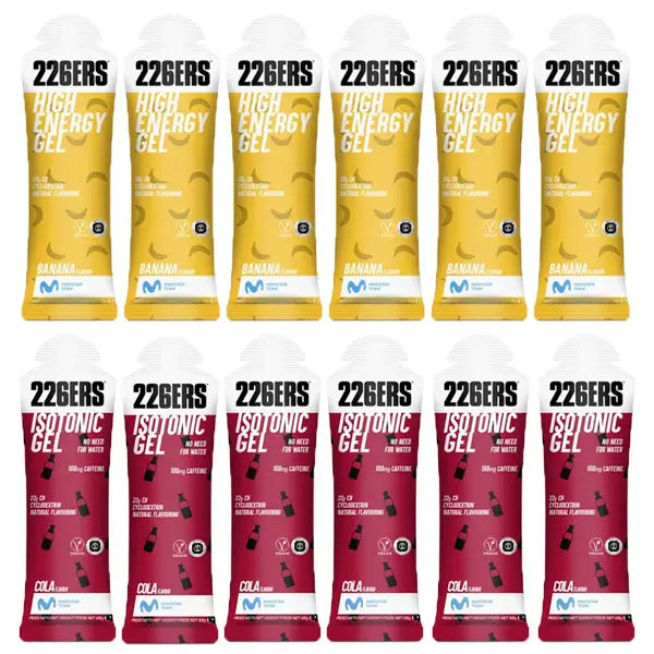 Nutri-Bay | 226ERS - 6+6 Mix Gels Pack - Goût au choix