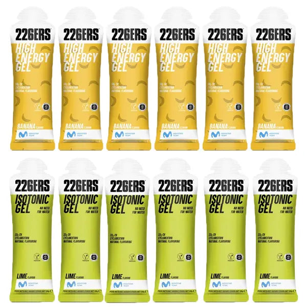 Nutri-Bay | 226ERS - 6+6 Mix Gels Pack - Goût au choix