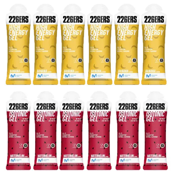 Nutri-Bay | 226ERS - 6+6 Mix Gels Pack - Goût au choix