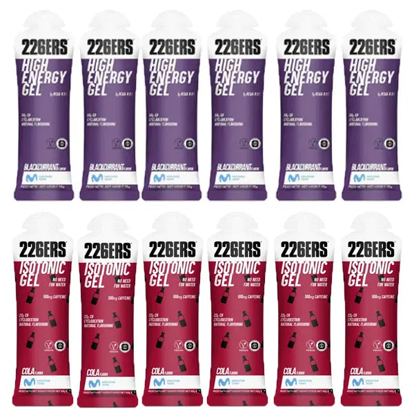Nutri-Bay | 226ERS - 6+6 Mix Gels Pack - Goût au choix