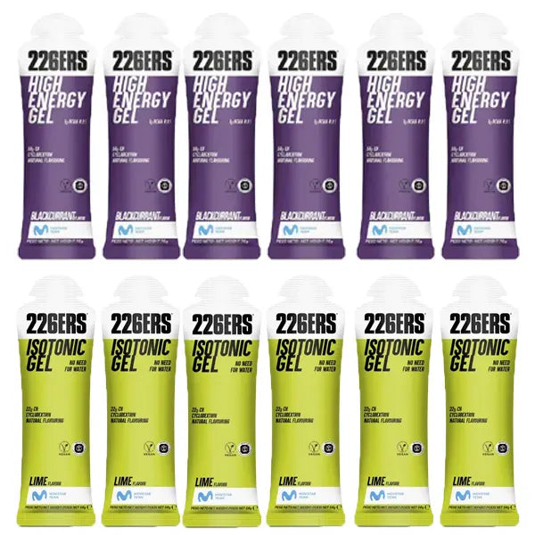 Nutri-Bay | 226ERS - 6+6 Mix Gels Pack - Goût au choix