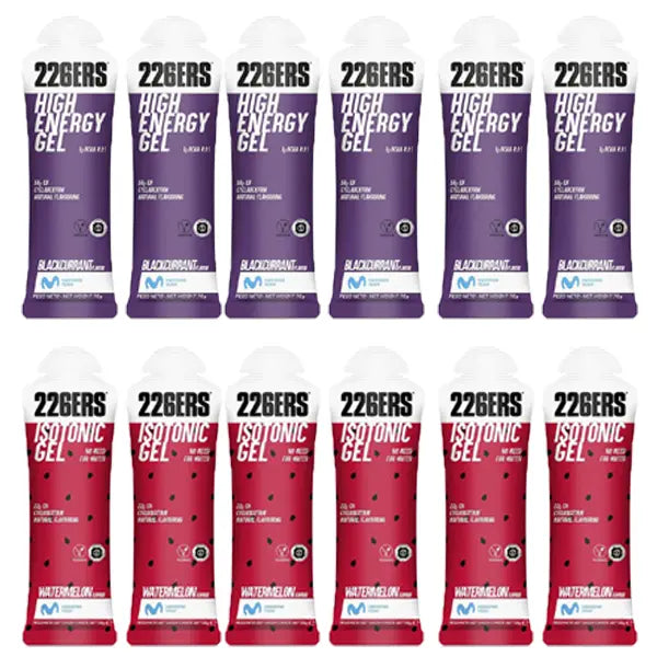 Nutri-Bay | 226ERS - 6+6 Mix Gels Pack - Goût au choix