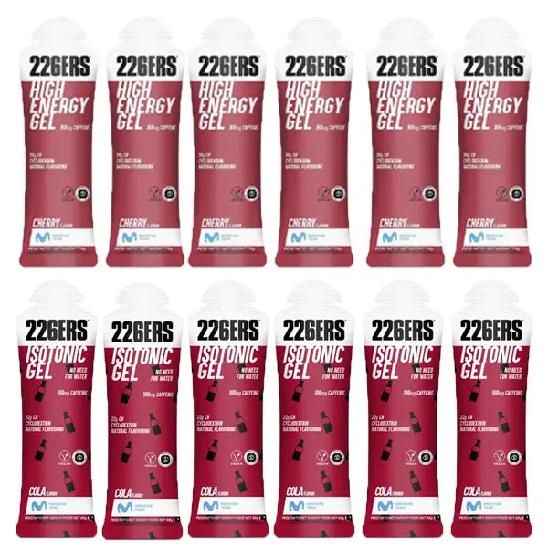 Nutri-Bay | 226ERS - 6+6 Mix Gels Pack - Goût au choix
