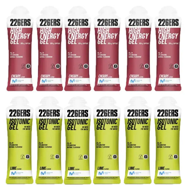 Nutri-Bay | 226ERS - 6+6 Mix Gels Pack - Goût au choix