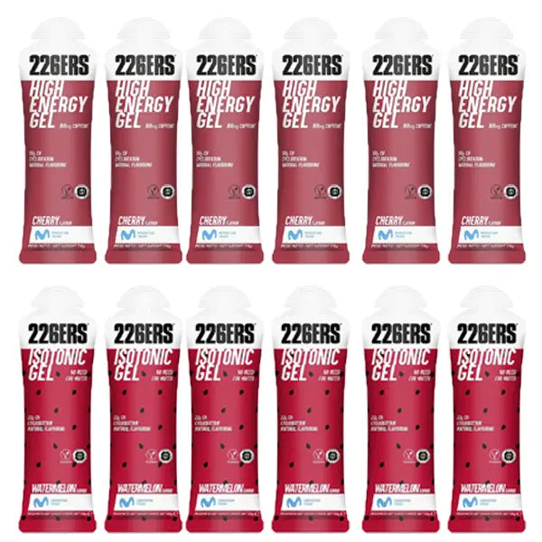 Nutri-Bay | 226ERS - 6+6 Mix Gels Pack - Goût au choix