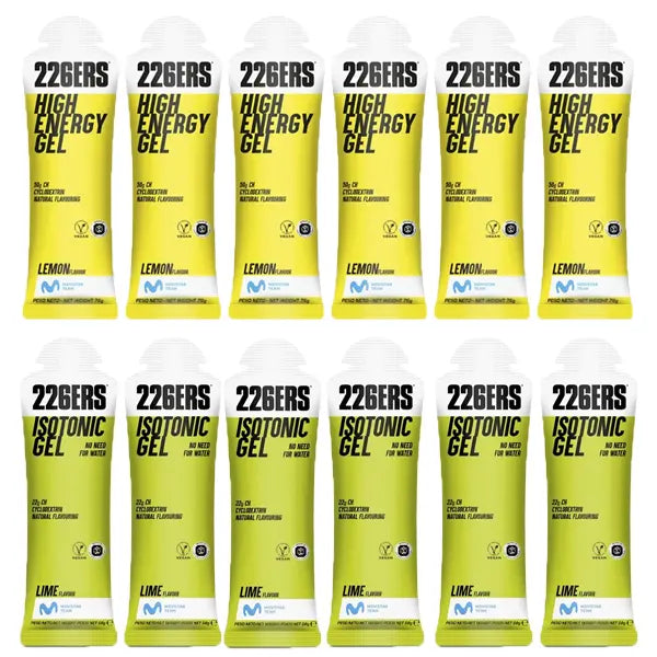 Nutri-Bay | 226ERS - 6+6 Mix Gels Pack - Goût au choix