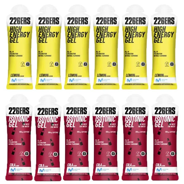 Nutri-Bay | 226ERS - 6+6 Mix Gels Pack - Goût au choix