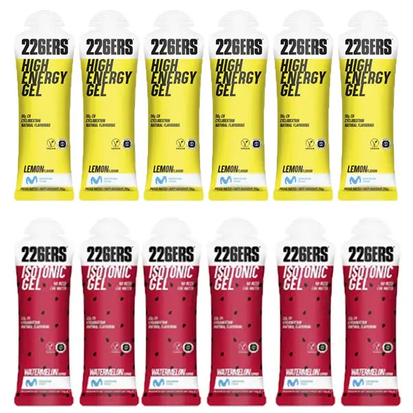 Nutri-Bay | 226ERS - 6+6 Mix Gels Pack - Goût au choix