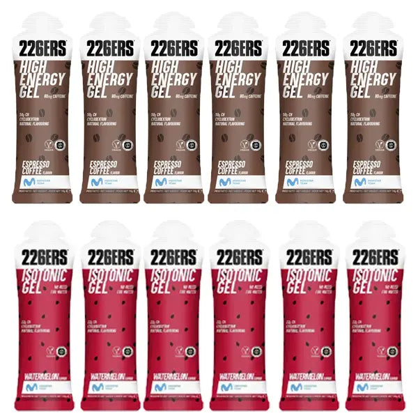 Nutri-Bay | 226ERS - 6+6 Mix Gels Pack - Goût au choix