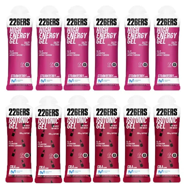 Nutri-Bay | 226ERS - 6+6 Mix Gels Pack - Goût au choix