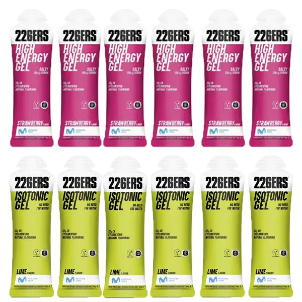 Nutri-Bay | 226ERS - 6+6 Mix Gels Pack - Goût au choix