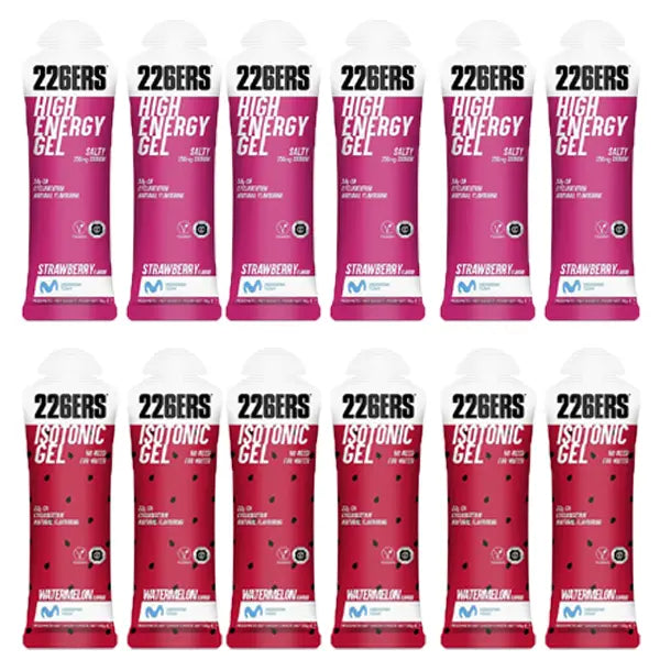 Nutri-Bay | 226ERS - 6+6 Mix Gels Pack - Goût au choix