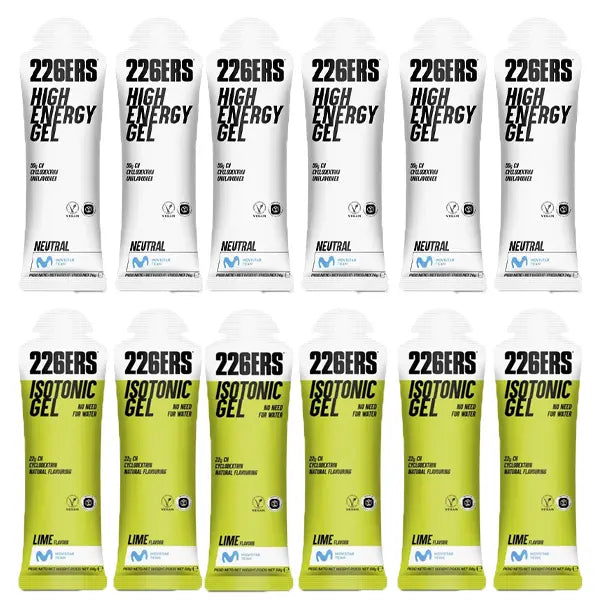 Nutri-Bay | 226ERS - 6+6 Mix Gels Pack - Goût au choix
