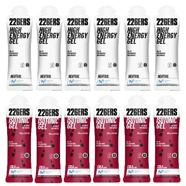Nutri-Bay | 226ERS - 6+6 Mix Gels Pack - Goût au choix