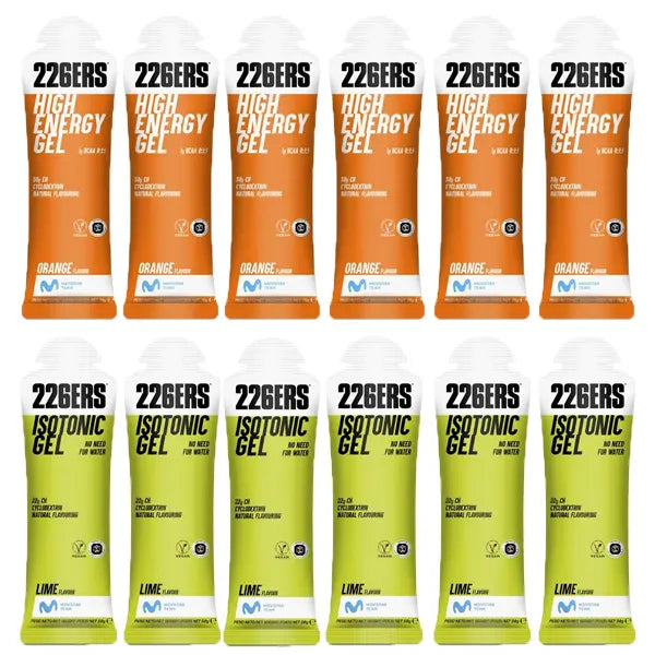 Nutri-Bay | 226ERS - 6+6 Mix Gels Pack - Goût au choix