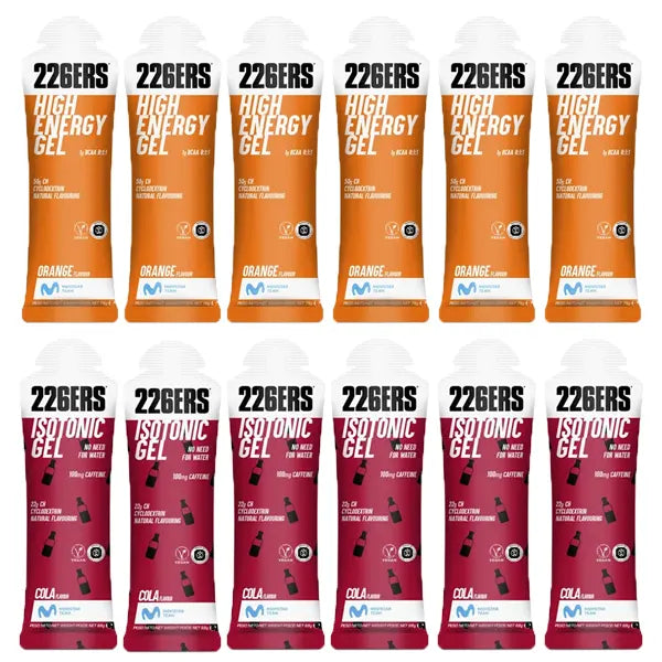 Nutri-Bay | 226ERS - 6+6 Mix Gels Pack - Goût au choix