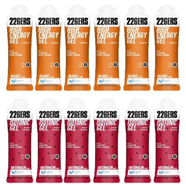 Nutri-Bay | 226ERS - 6+6 Mix Gels Pack - Goût au choix