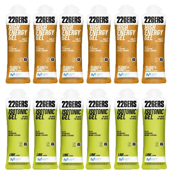 Nutri-Bay | 226ERS - 6+6 Mix Gels Pack - Goût au choix