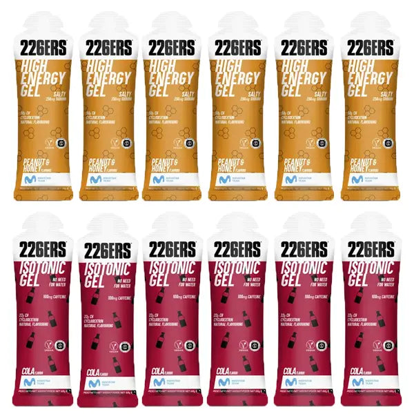 Nutri-Bay | 226ERS - 6+6 Mix Gels Pack - Goût au choix