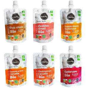 Nutri-Bay | 4Ultra - Purées Énergétiques BIO (6x85g) - Discovery Pack