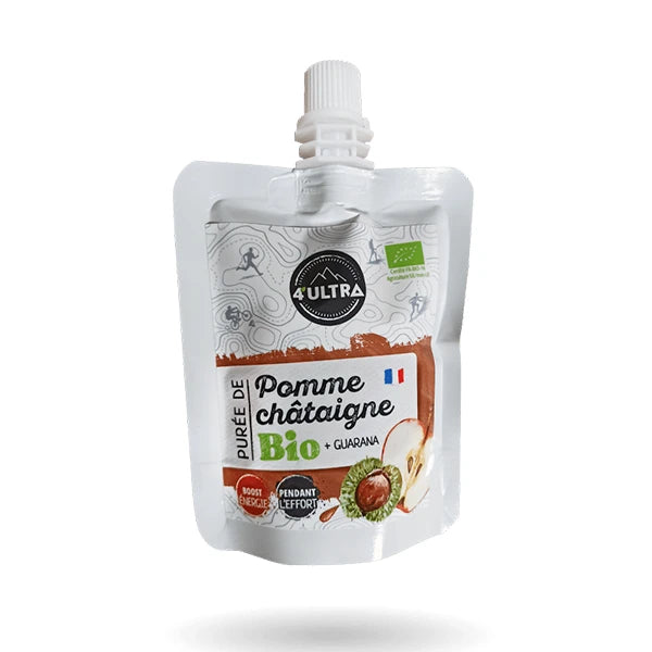 Nutri-Bay | 4Ultra - Purée Énergétique Sucrée BIO (75g) - Pomme & Châtaigne