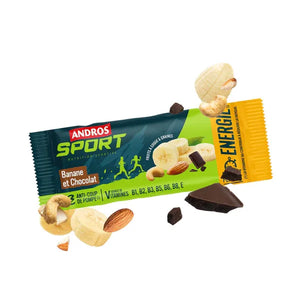 Nutri-Bay | ANDROS SPORT - Barre Énergétique (40g) - Banane & Chocolat