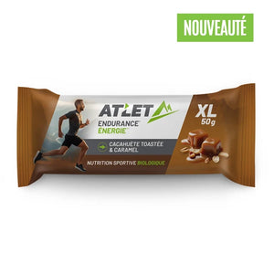 Nutri-Bay | ATLET - Barre Énergétique (50g) - Cacahuète toastée & Caramel BIO
