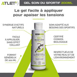 Nutri-Bay | ATLET - Gel du Sportif BIO (100ml) | Effet froid & récupération