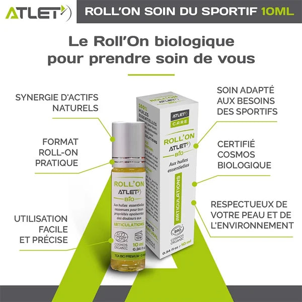 Nutri-Bay | ATLET - Roll-On Articulations BIO (10ml) | Soulage naturellement