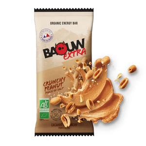 Nutri-bay | BAOUW - Barre Énergétique BIO EXTRA (50g) - Crunchy Cacahuètes
