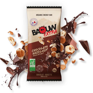 Nutri-Bay | BAOUW - Barre Énergétique BIO EXTRA (50g) - Chocolat & Noisettes