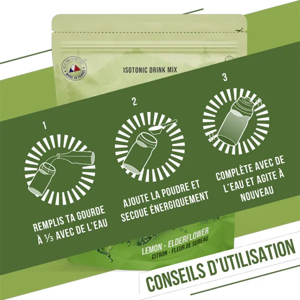 Nutri-Bay | BAOUW - Boisson Énergétique (585g) - Citron & Fleur de Sureau