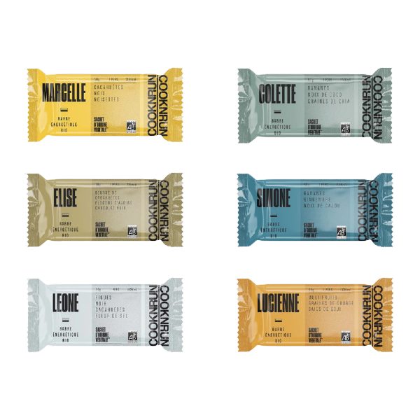 Nutri-Bay | COOKNRUN - Barre énergétique BIO (6x50g) - Discovery Pack