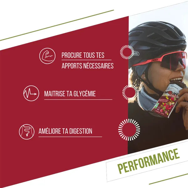 Nutri-Bay | BAOUW - Barre Énergétique BIO EXTRA (50g) - Framboise & Pistache