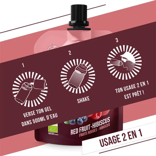 Nutri-Bay | BAOUW - Gel Naturel BIO (85g) - Fruits Rouges & Hibiscus