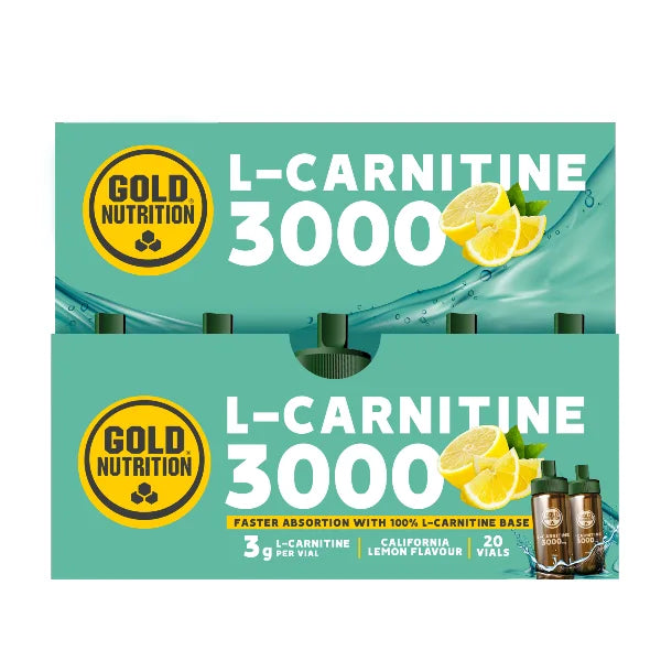 Nutri-bay | GoldNutrition - L-Carnitine 3000 (20 Unidoses) - Lemon