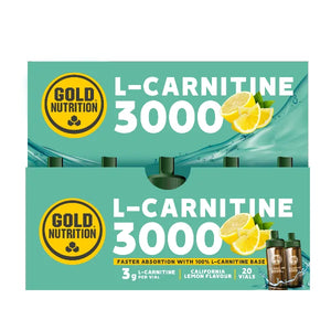 Nutri-bay | GoldNutrition - L-Carnitine 3000 (20 Unidoses) - Lemon