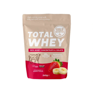 Nutri-bay | GoldNutrition - Total Whey (260g) - Strawberry-Banana