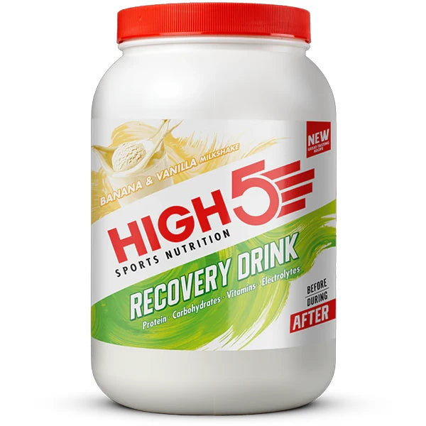 Nutri-Bay | HIGH5 - Recovery Drink (1.6kg) - Banane-Vanille Milkshake {NOUVELLE FORMULE}