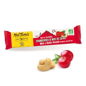 Nutri-bay | MELTONIC - Barre céréales Bio - Cranberries & Noisettes