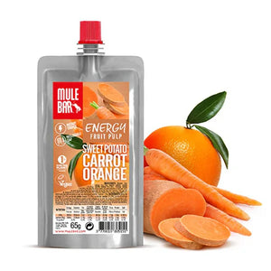 Nutri-Bay | MULEBAR Pulpe de Fruit énergétique (65g) - Patate douce Orange Carotte