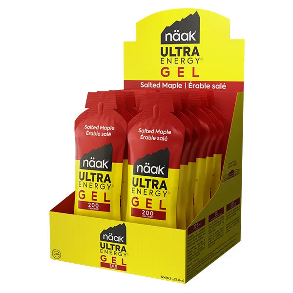 Nutri-Bay | NAAK - Ultra Energy Gels BOX (12x57g) -  Salted Maple