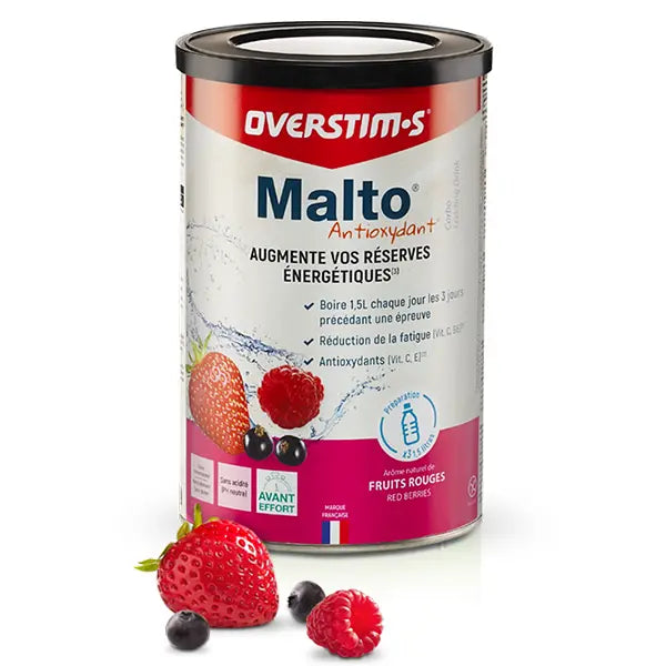 Overstim.s Malto Antioxydant (450g) - Fruits Rouges