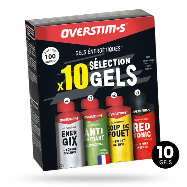 Nutri-Bay | OVERSTIM'S - Pack Assortiments Gels - (10 gels)