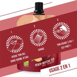 Nutri-Bay | BAOUW - Gel Naturel BIO (85g) - Pêche & Thé Matcha