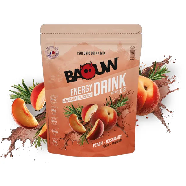 Nutri-Bay | BAOUW - Boisson Énergétique (585g) - Pêche & Romarin
