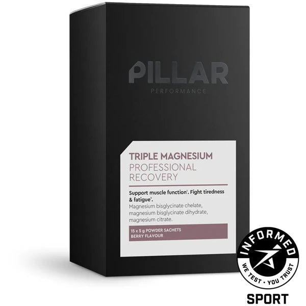 Nutri-Bay | PILLAR -  Triple Magnesium Powder Box (15x5g) - Goût au Choix