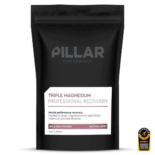 Nutri-Bay | PILLAR -  Triple Magnesium Powder (200g - sachet) - Natural Berry
