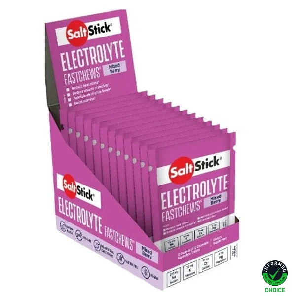 SaltStick FastChews Box (12x10ct) - Goût au Choix