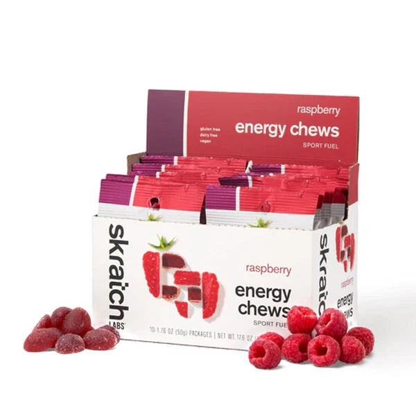 Nutri-Bay | SKRATCH LABS - Energy Chews Sport Fuel BOX (10x50g) - Goût au Choix